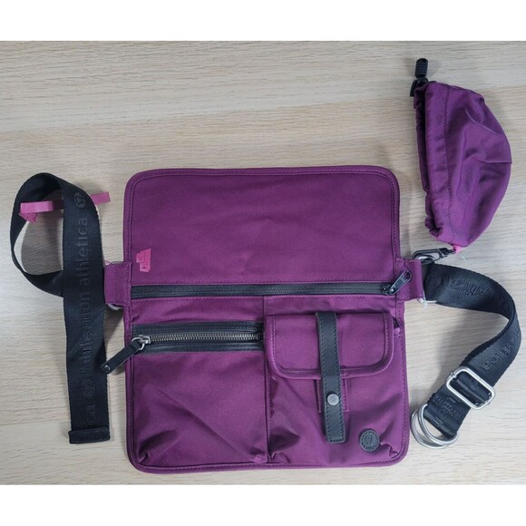 Lululemon Doggy Fanny Pack Dog Walking Belt Bag Travel Pooch Sport Pockets Pouch - Picture 4 of 11